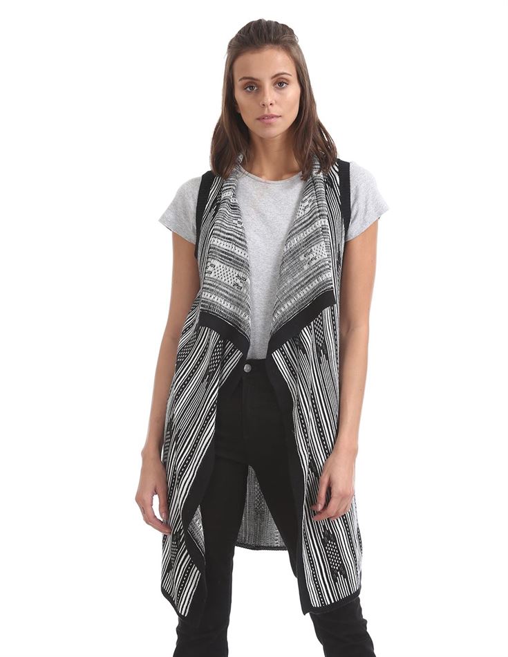 U.S. Polo Assn. Women Casual Wear Printed Shrug